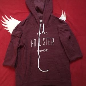 Hollister Maroon Hoodie